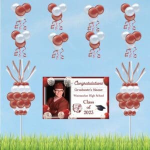 Graduation-balloon-clusters-columns-custom-banner