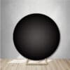 Beautiful Black Round Spandex Backdrops are perfect for any event!