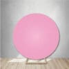 Beautiful Pink Round Spandex Backdrops are perfect for any event!