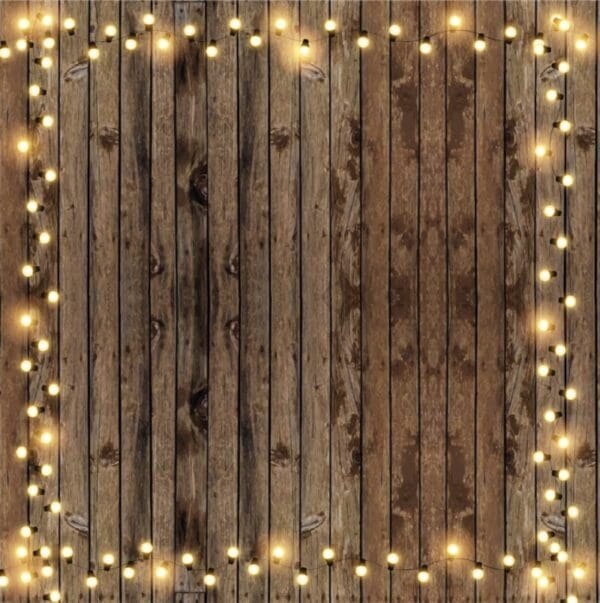 Rustic Wood Vinyl Banner for parties